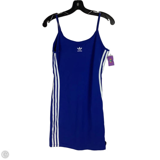 Athletic Dress By Adidas In Blue, Size: S
