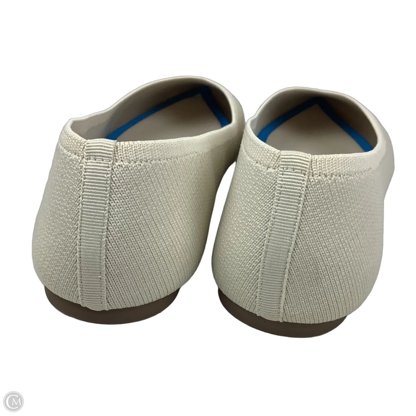 Shoes Flats By Clothes Mentor In Cream, Size: 9.5