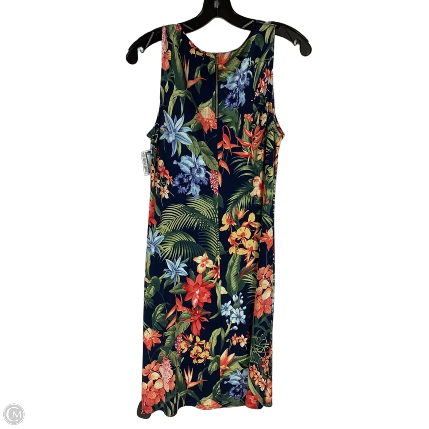 Dress Casual Midi By Tommy Bahama In Tropical Print, Size: M