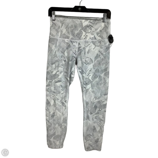 Athletic Leggings By Lululemon In Grey, Size: 8