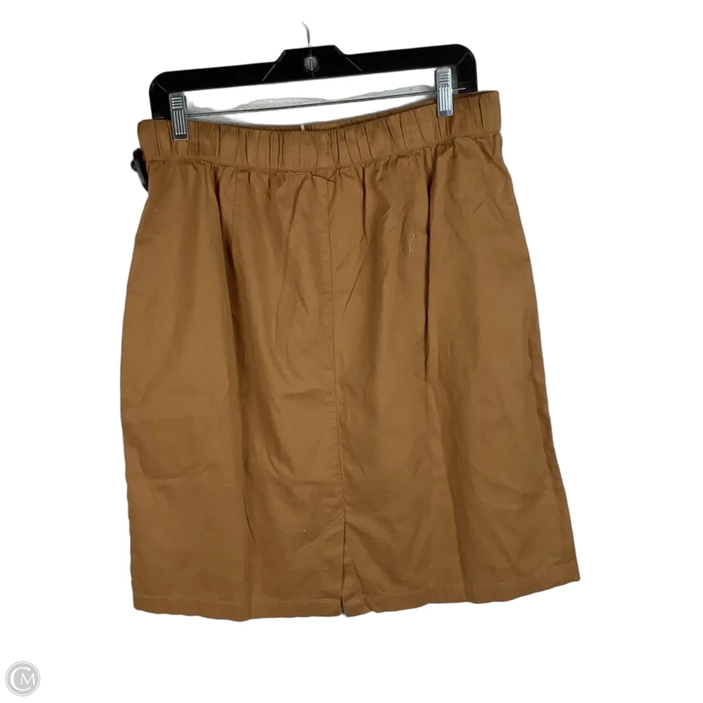 Skirt Midi By Pact In Tan, Size: L