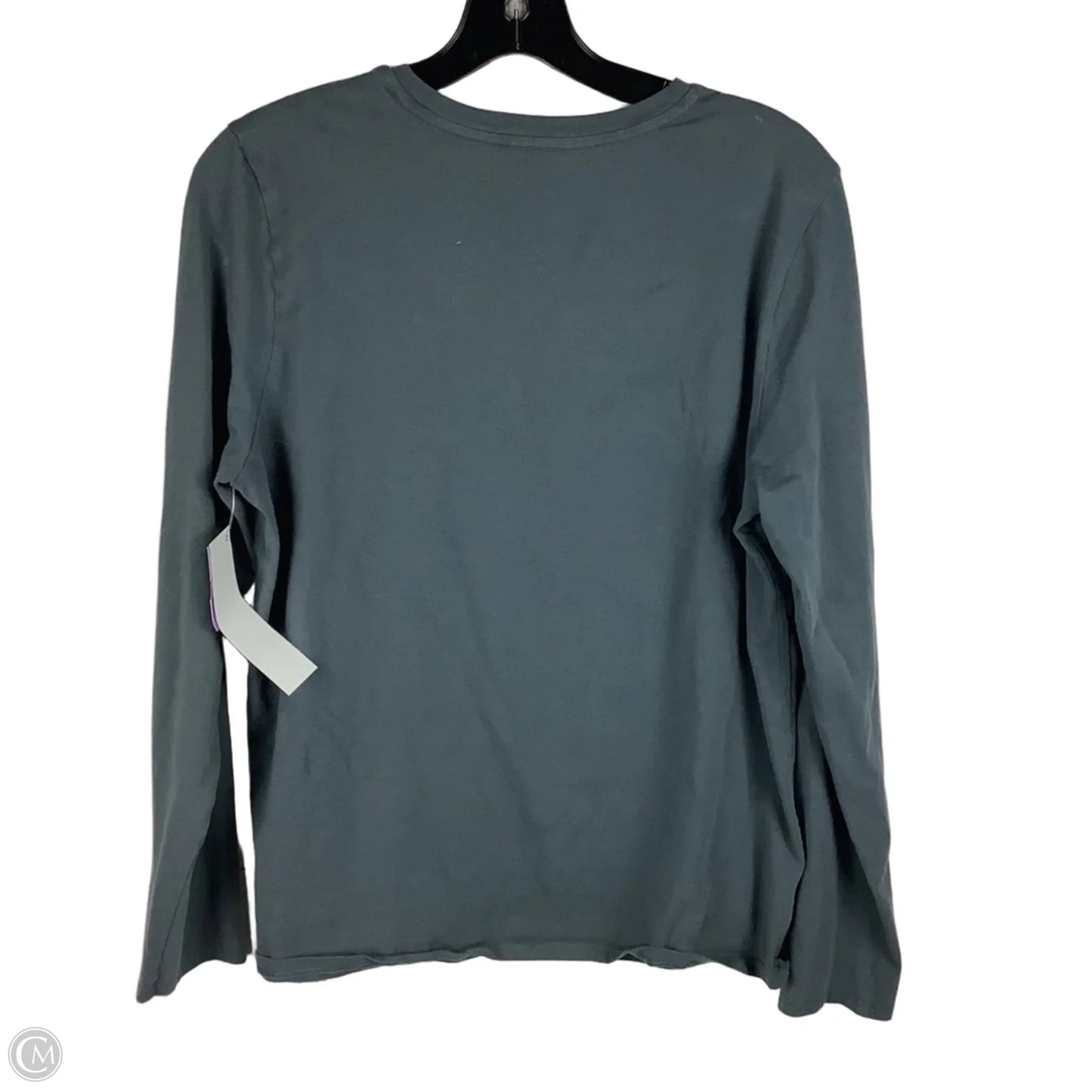 Athletic Top Long Sleeve Crewneck By Lululemon In Grey, Size: L