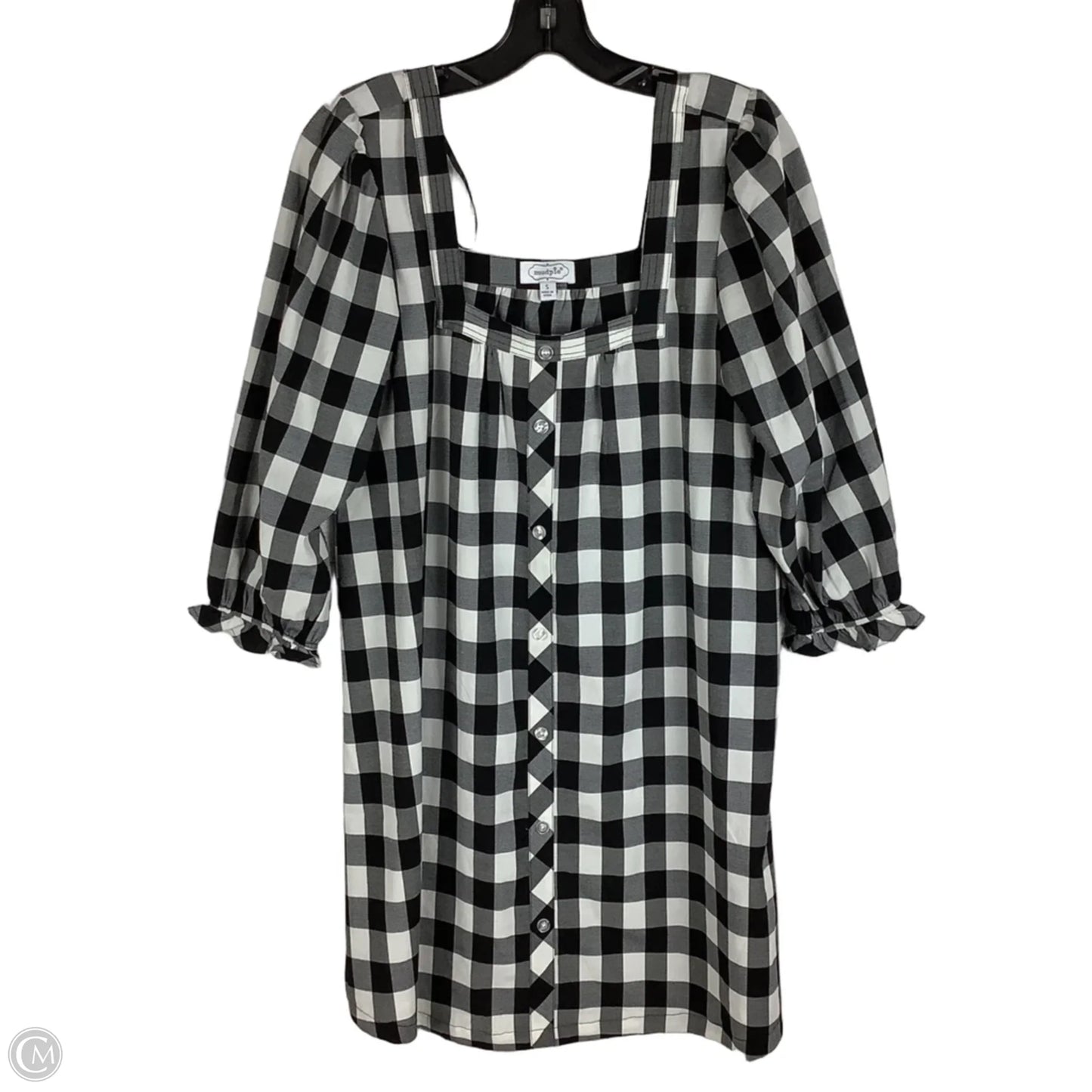 Dress Casual Short By Mudpie In Black & White, Size: S