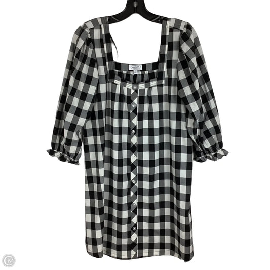 Dress Casual Short By Mudpie In Black & White, Size: S