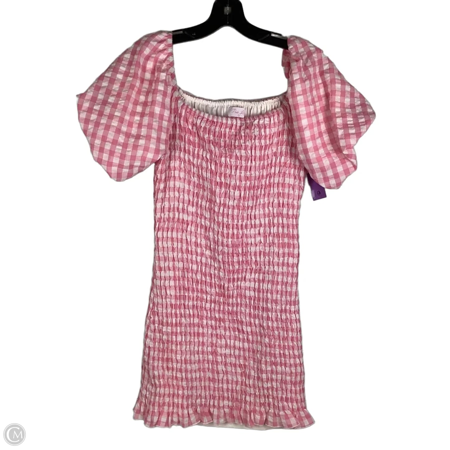 Dress Casual Short By Pink Lily In Pink, Size: S