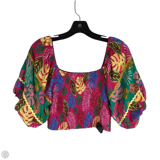 Top Short Sleeve By Sugar Lips In Multi-colored, Size: S