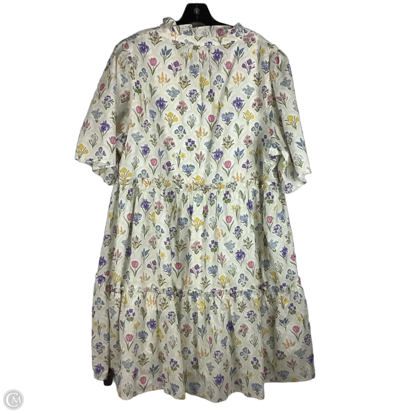 Dress Party Short By Chicsoul In Floral Print, Size: 3x