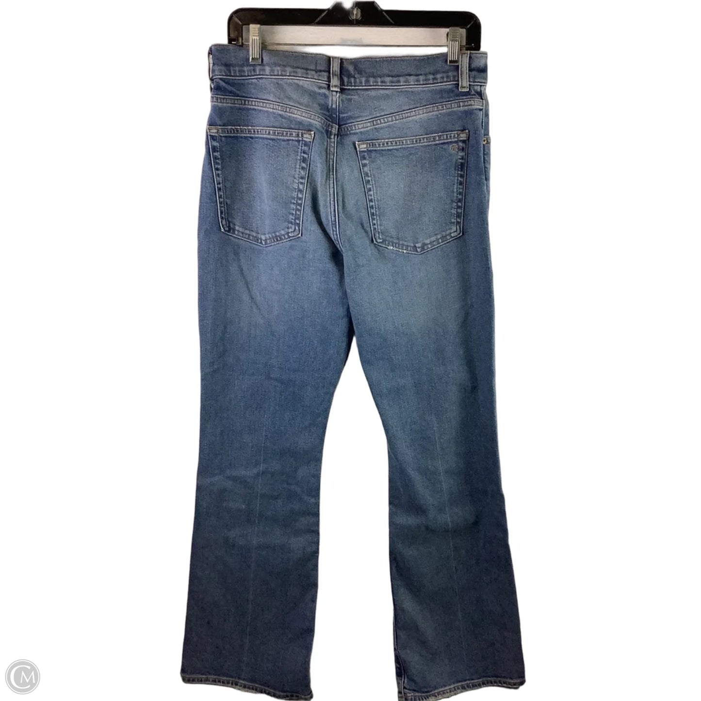 Jeans Flared By Madewell In Blue Denim, Size: 8 (29)