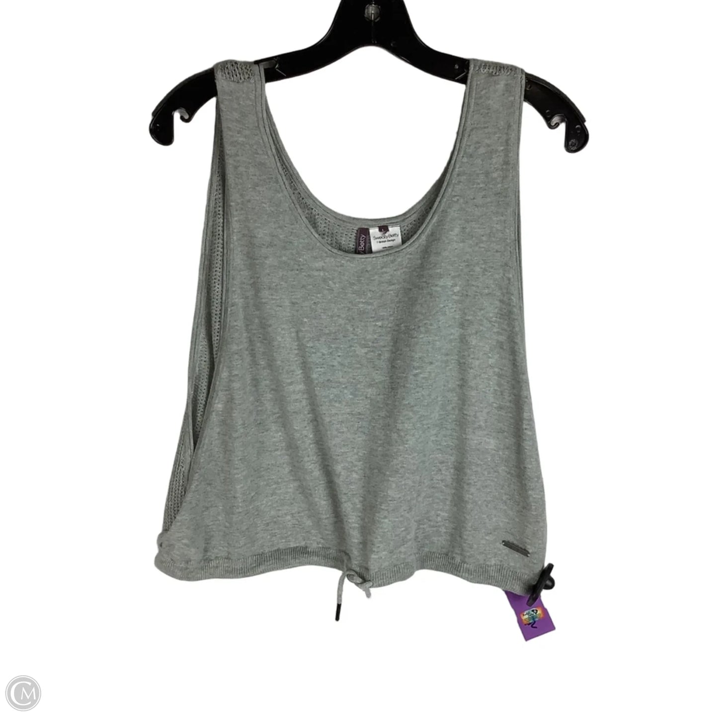 Top Sleeveless By Sweaty Betty In Grey, Size: L