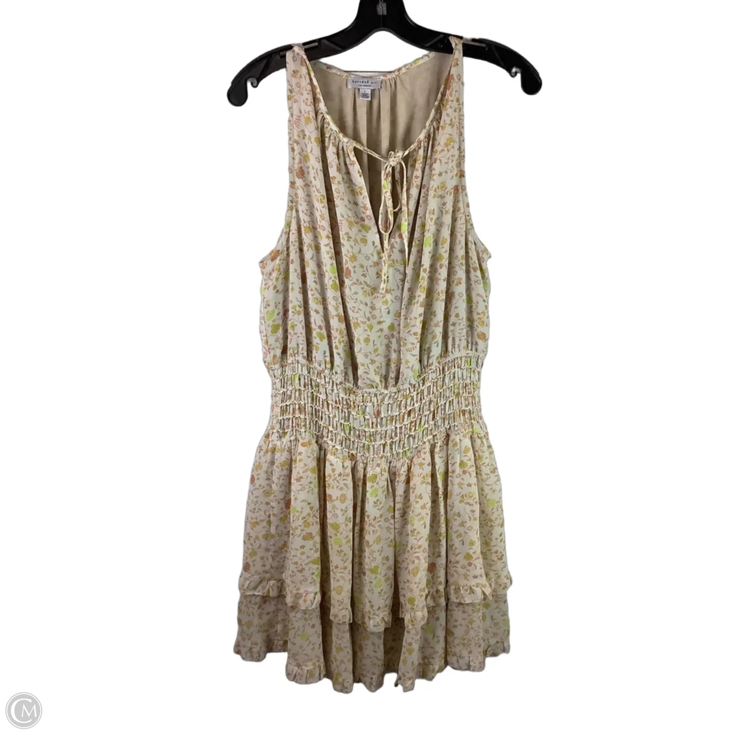 Dress Casual Short By Current Air In Floral Print, Size: L