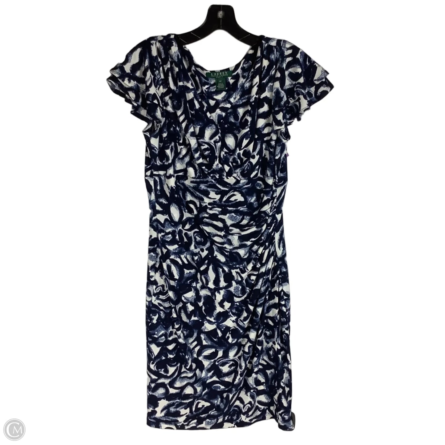 Dress Work By Ralph Lauren In Blue, Size: 10 petite