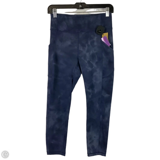 Athletic Leggings By Lululemon In Blue, Size: 6