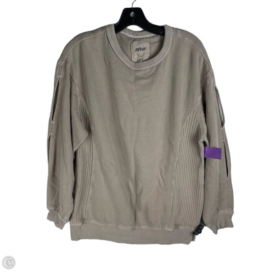 Sweatshirt Crewneck By Aerie In Tan, Size: Xxs