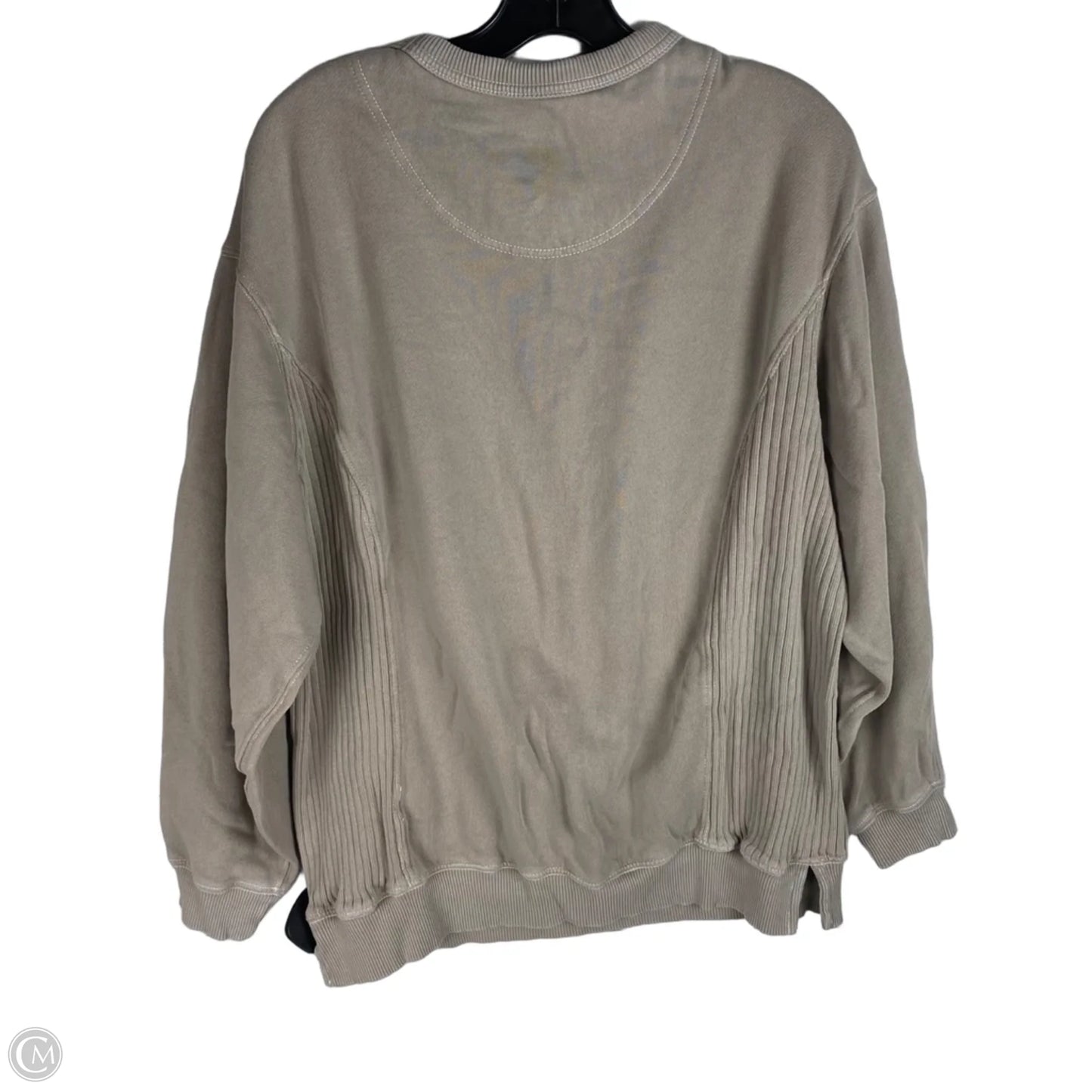 Sweatshirt Crewneck By Aerie In Tan, Size: Xxs