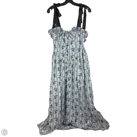Dress Casual Maxi By Blu Pepper In Blue, Size: L