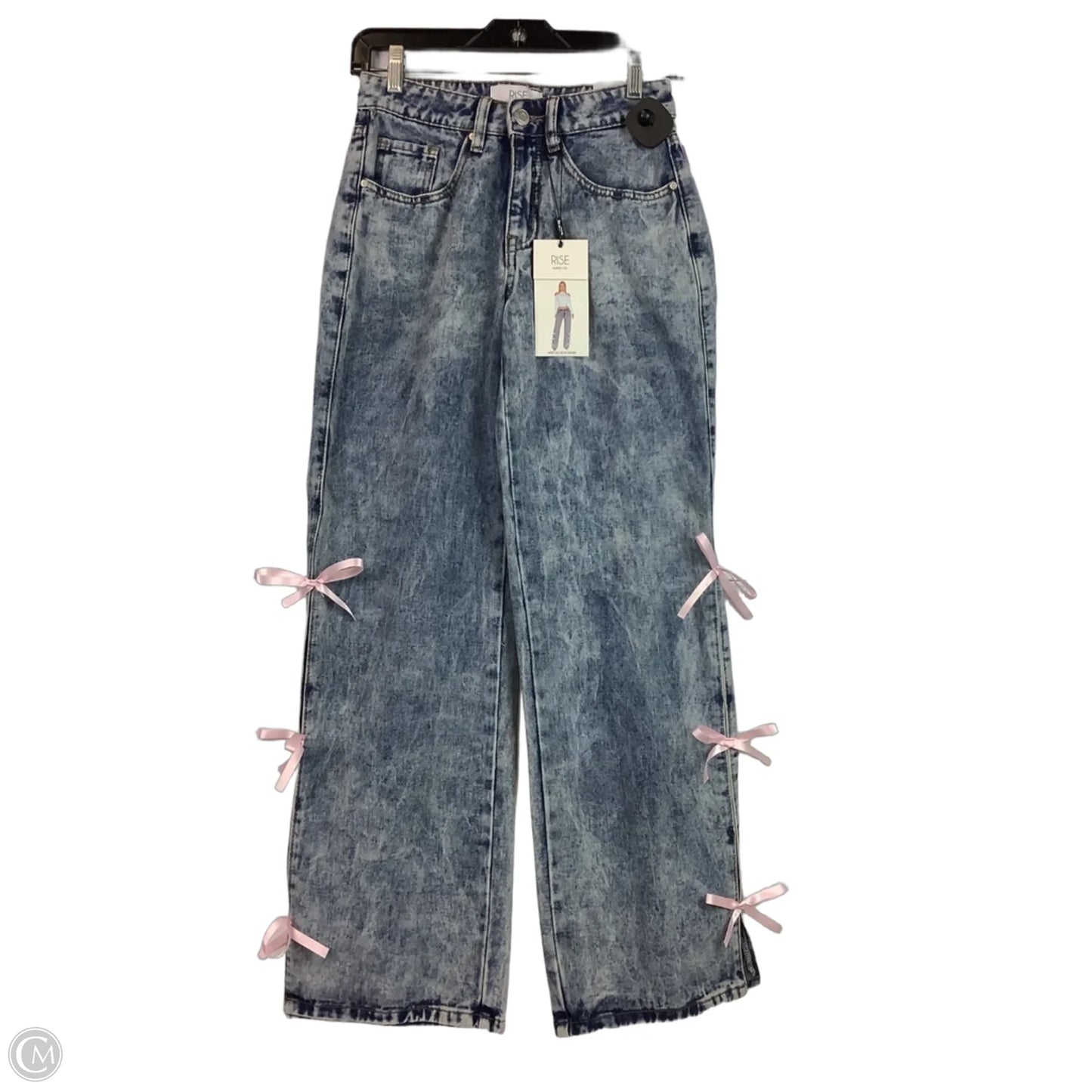 Jeans Straight By Clothes Mentor In Blue Denim, Size: 0