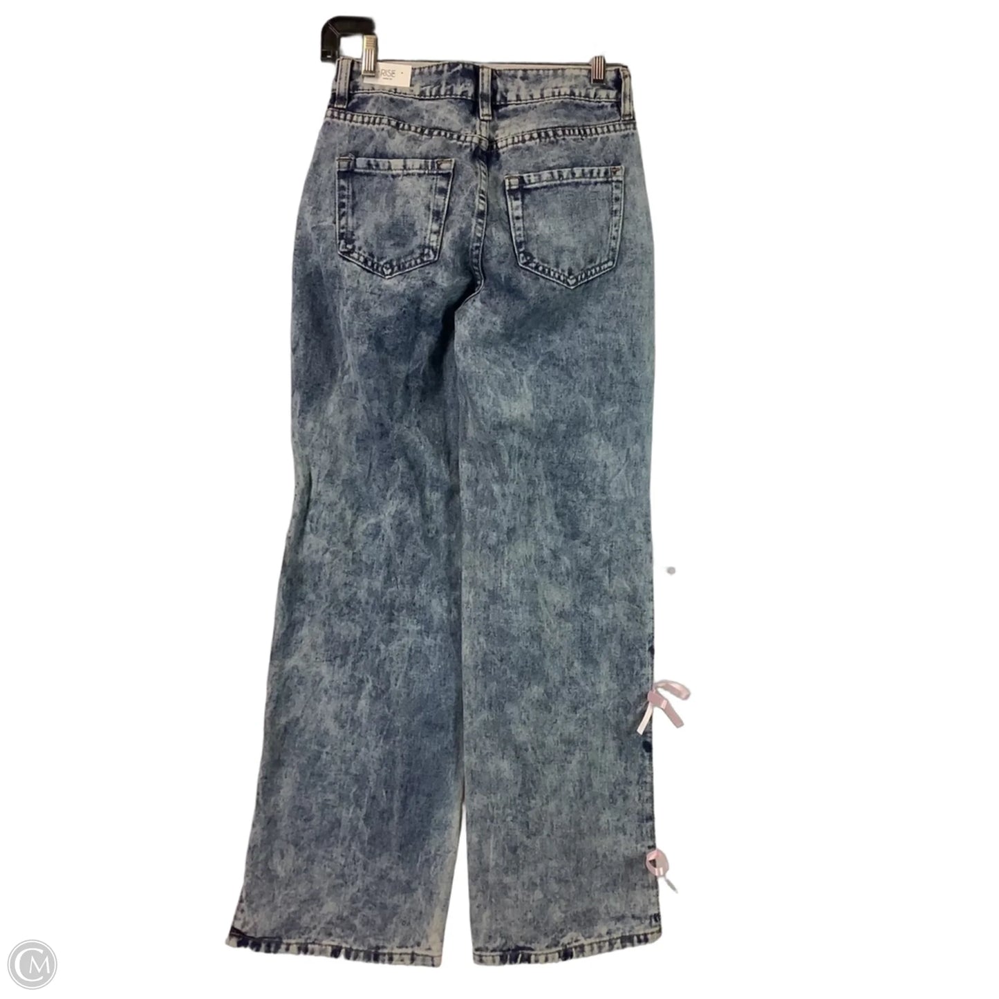 Jeans Straight By Clothes Mentor In Blue Denim, Size: 0