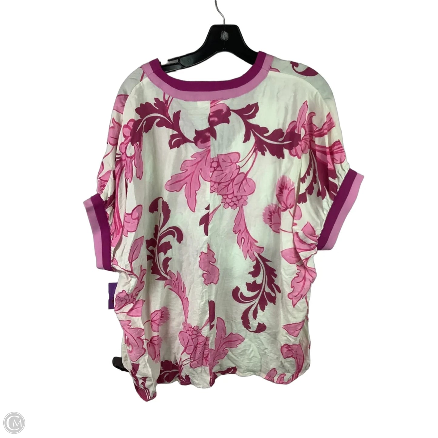 Top Short Sleeve By Entro In Pink, Size: S