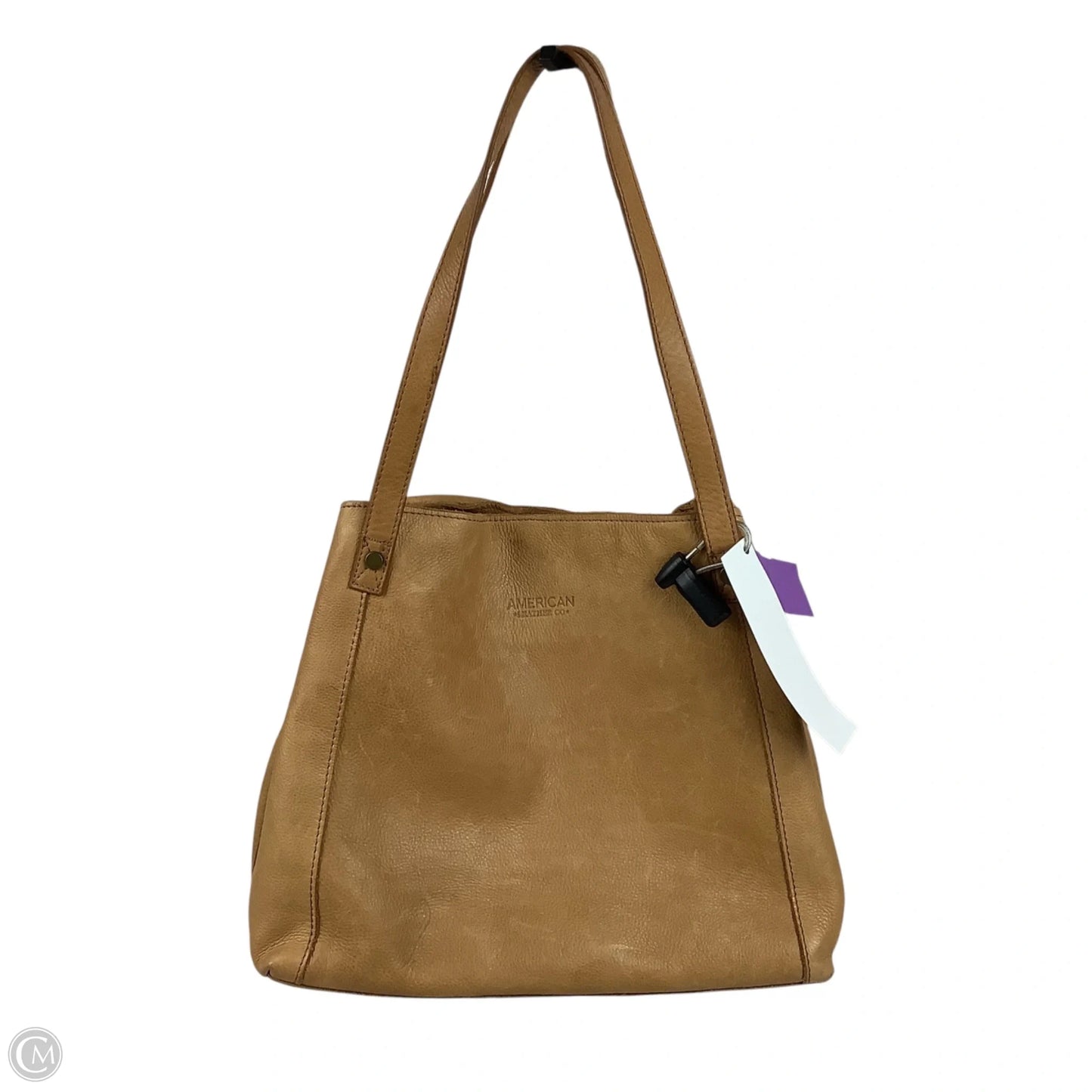 Handbag Leather By Cmc, Size: Medium