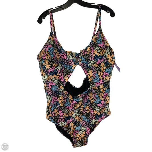 Swimsuit By Clothes Mentor In Floral Print, Size: Xl