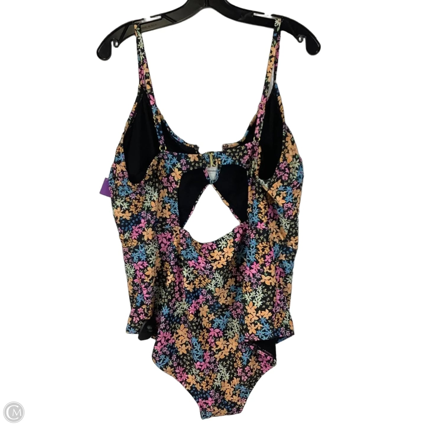 Swimsuit By Clothes Mentor In Floral Print, Size: Xl