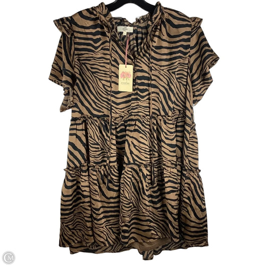 Dress Party Short By Entro In Animal Print, Size: L