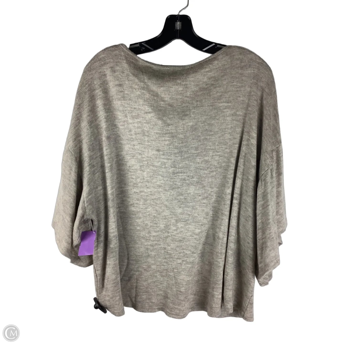 Top Short Sleeve By Umgee In Taupe, Size: S