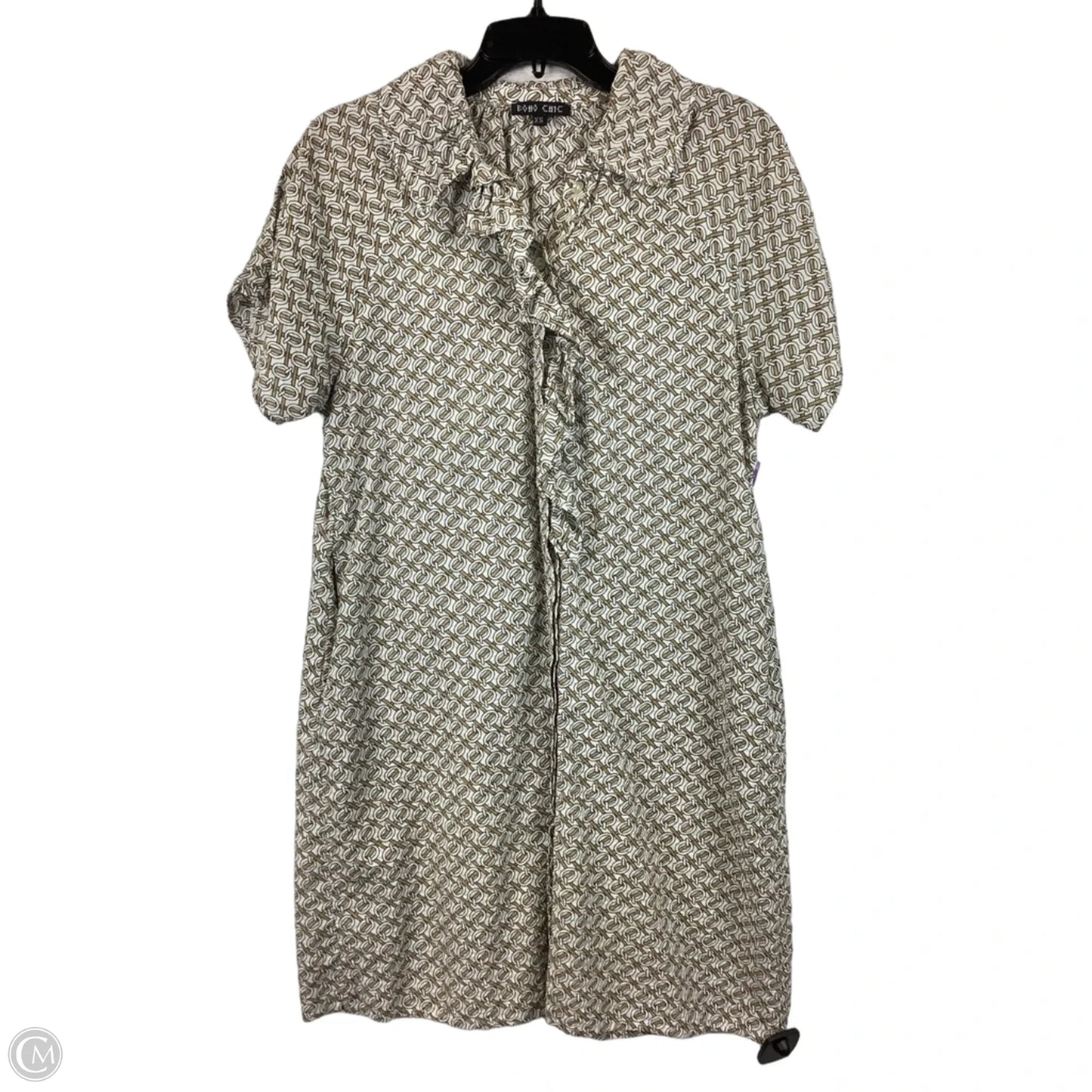 Dress Casual Short By Clothes Mentor In Brown, Size: Xs