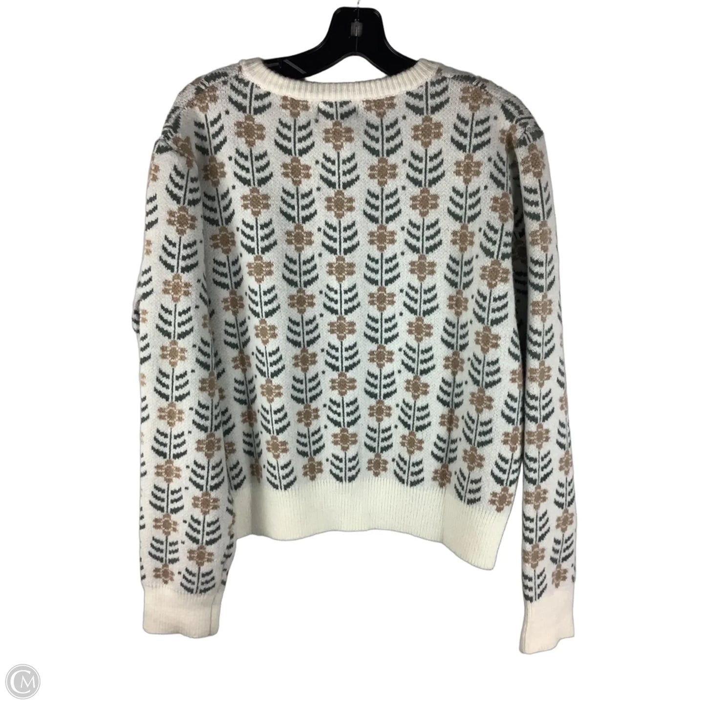 Sweater By Vestique In Floral Print, Size: M