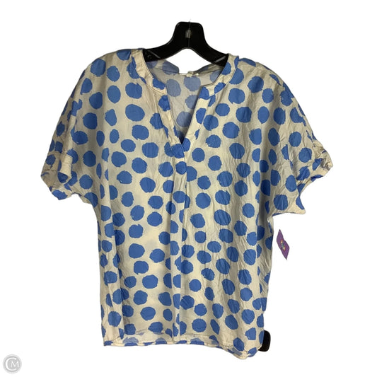 Top Short Sleeve By Jodifl In Blue, Size: S