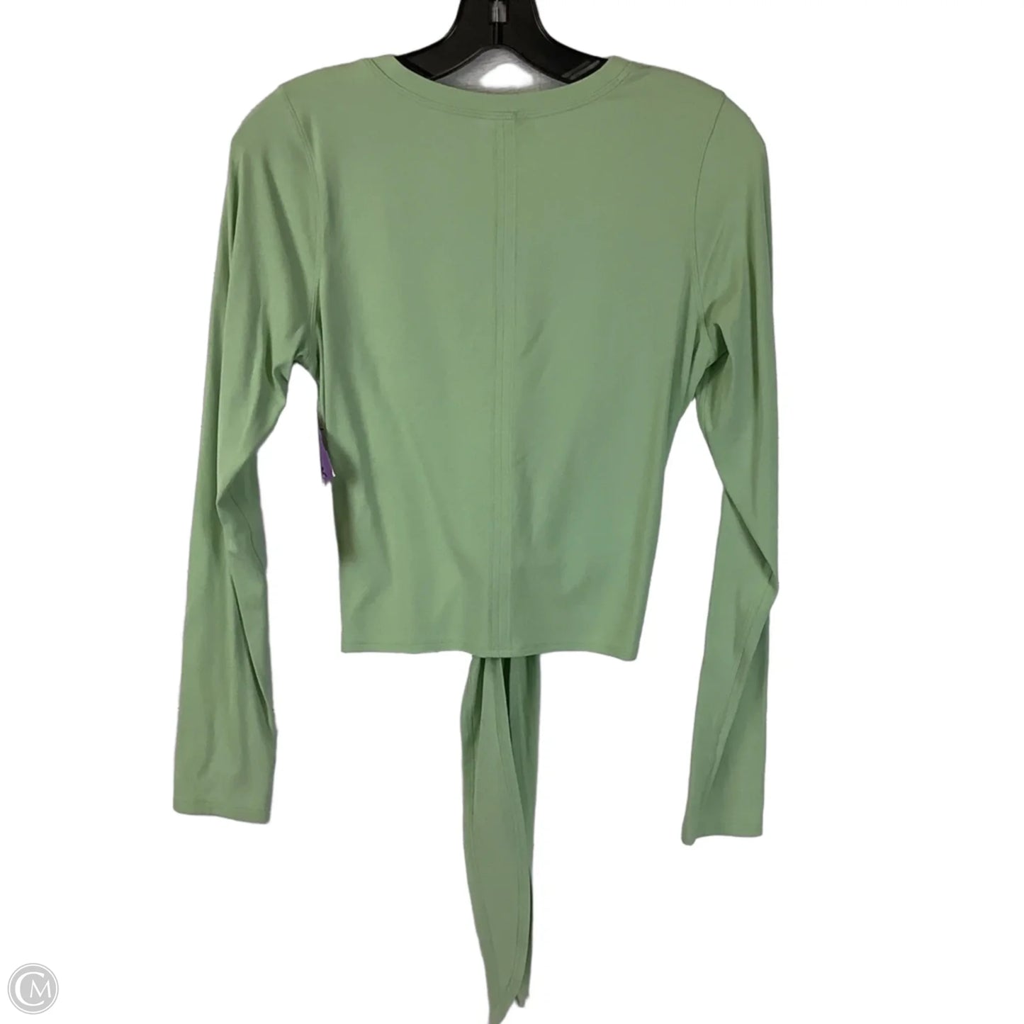 Athletic Top Long Sleeve Crewneck By Lululemon In Green