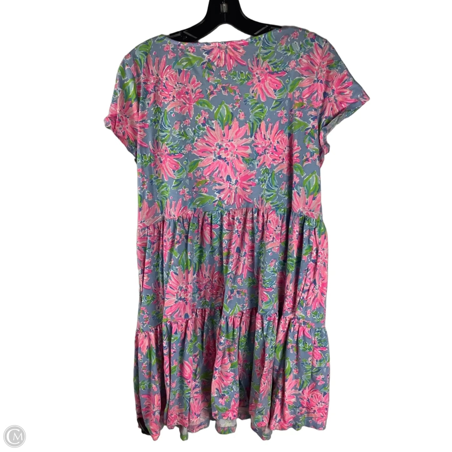 Dress Designer By Lilly Pulitzer In Blue & Pink, Size: L