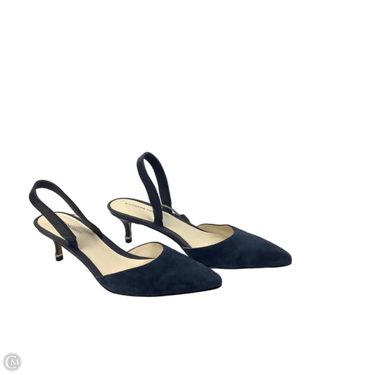 Shoes Heels Kitten By Clothes Mentor In Blue, Size: 8