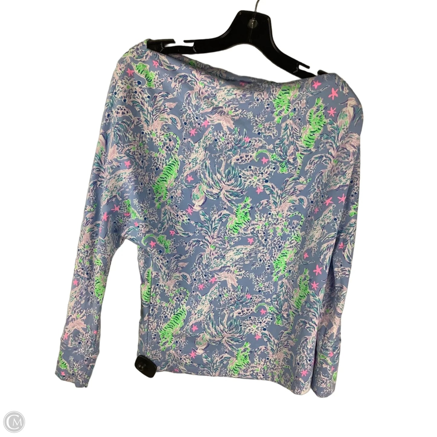Top Long Sleeve Designer By Lilly Pulitzer In Purple, Size: Xs