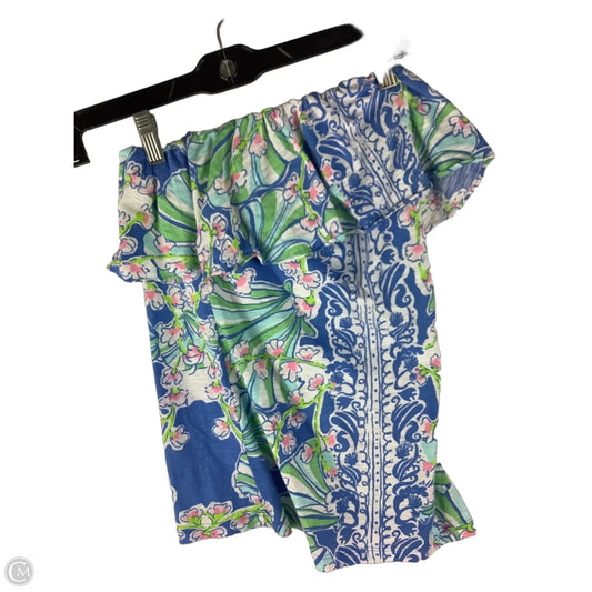Top Sleeveless Designer By Lilly Pulitzer In Blue, Size: Xs
