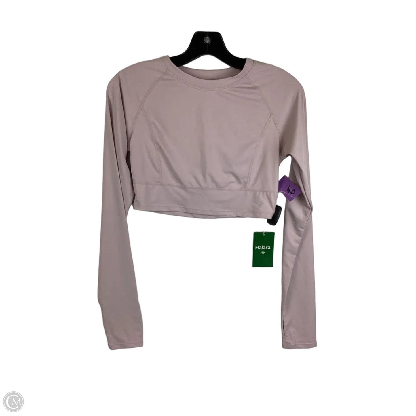 Athletic Top Long Sleeve Crewneck By Halara In Pink, Size: M