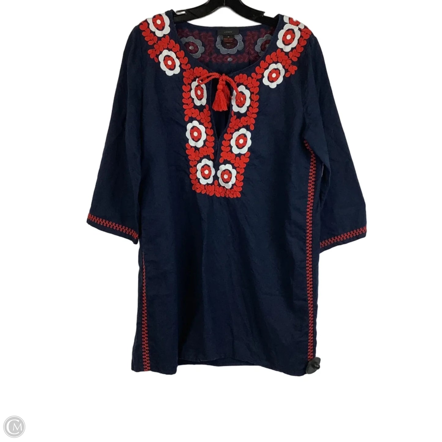 Dress Casual Short By J. Crew In Blue & Red, Size: M