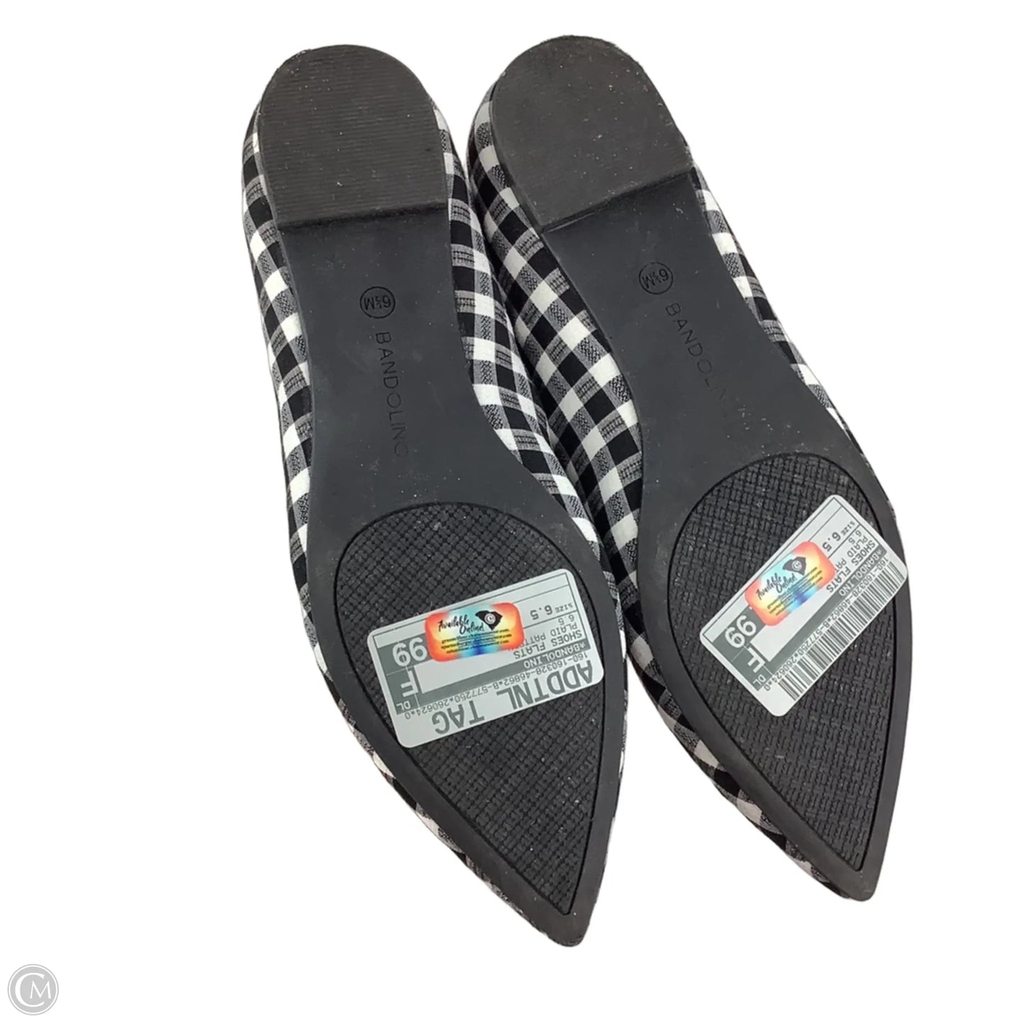 Shoes Flats By Bandolino In Plaid Pattern, Size: 6.5