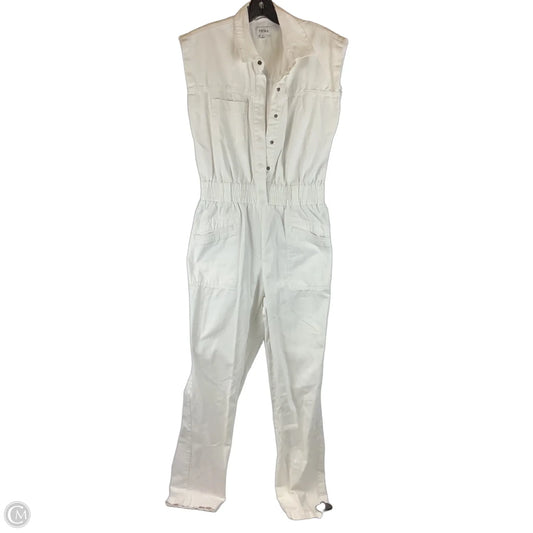 Jumpsuit By Pistola In White Denim, Size: S