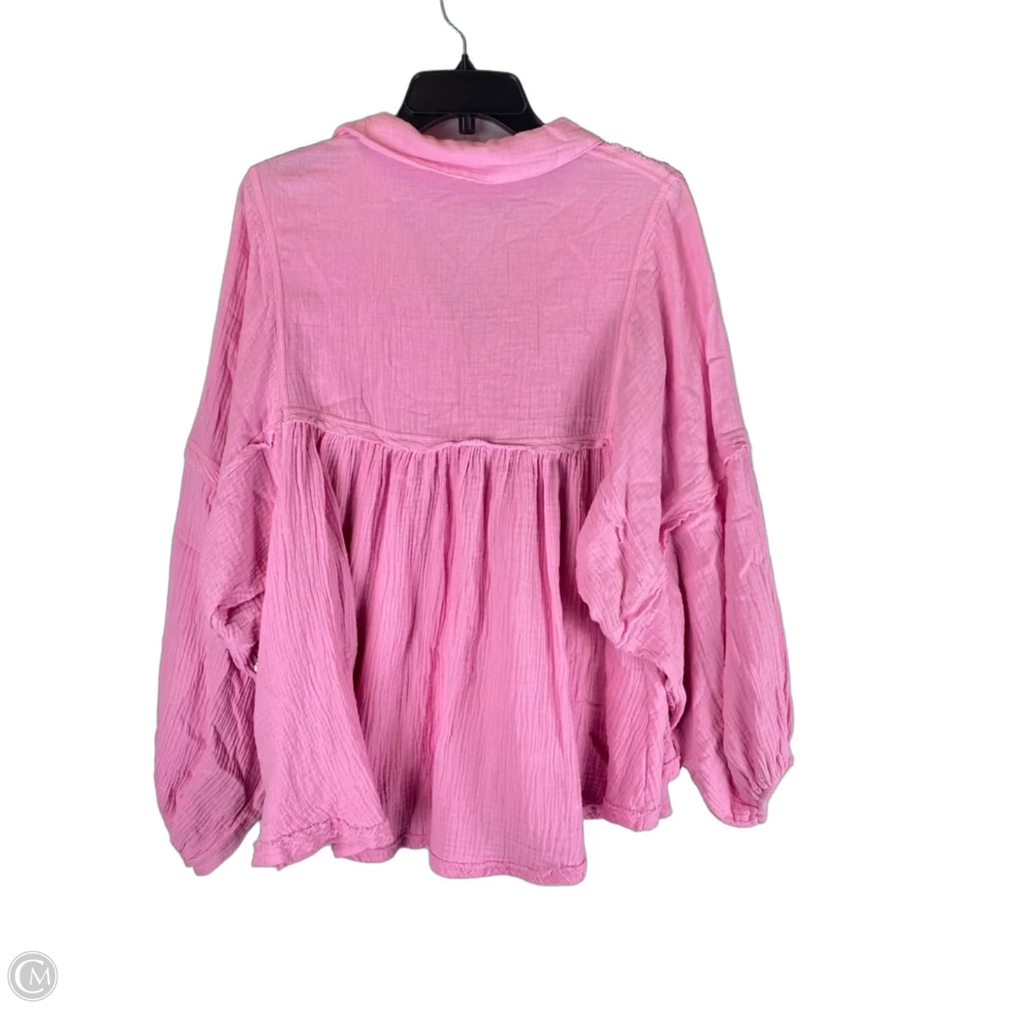 Top Long Sleeve By Ces Femme In Pink, Size: S