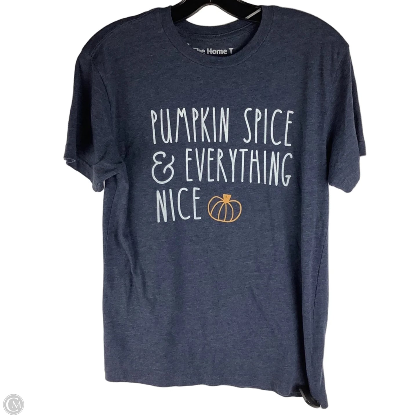 Top Short Sleeve By Clothes Mentor In Navy, Size: S