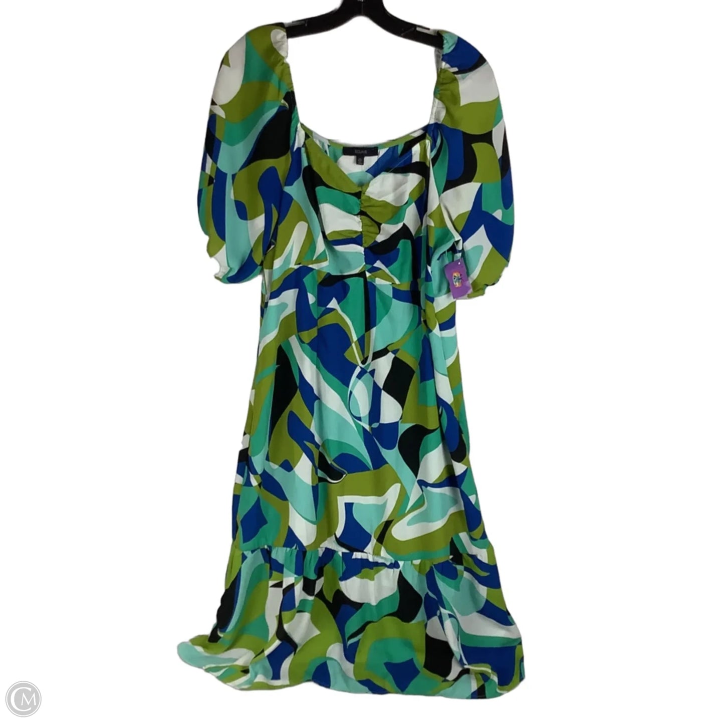 Dress Casual Midi By Clothes Mentor In Green, Size: Xl