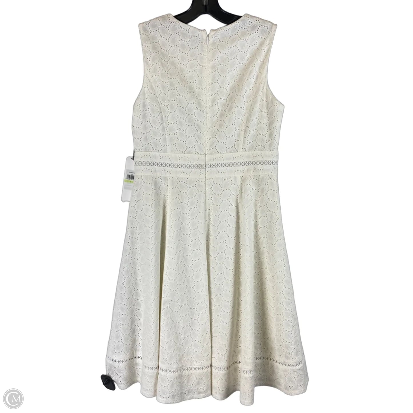 Dress Work By Calvin Klein In White, Size: 4