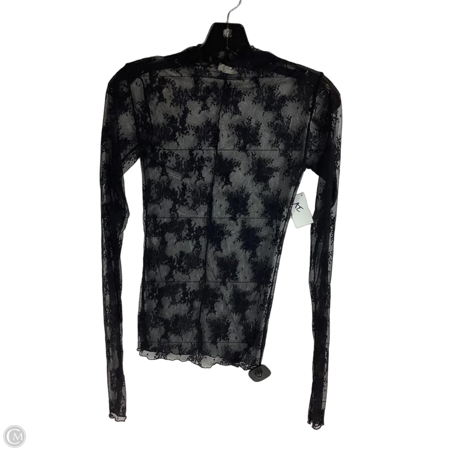 Top Long Sleeve By Free People In Black, Size: Xs