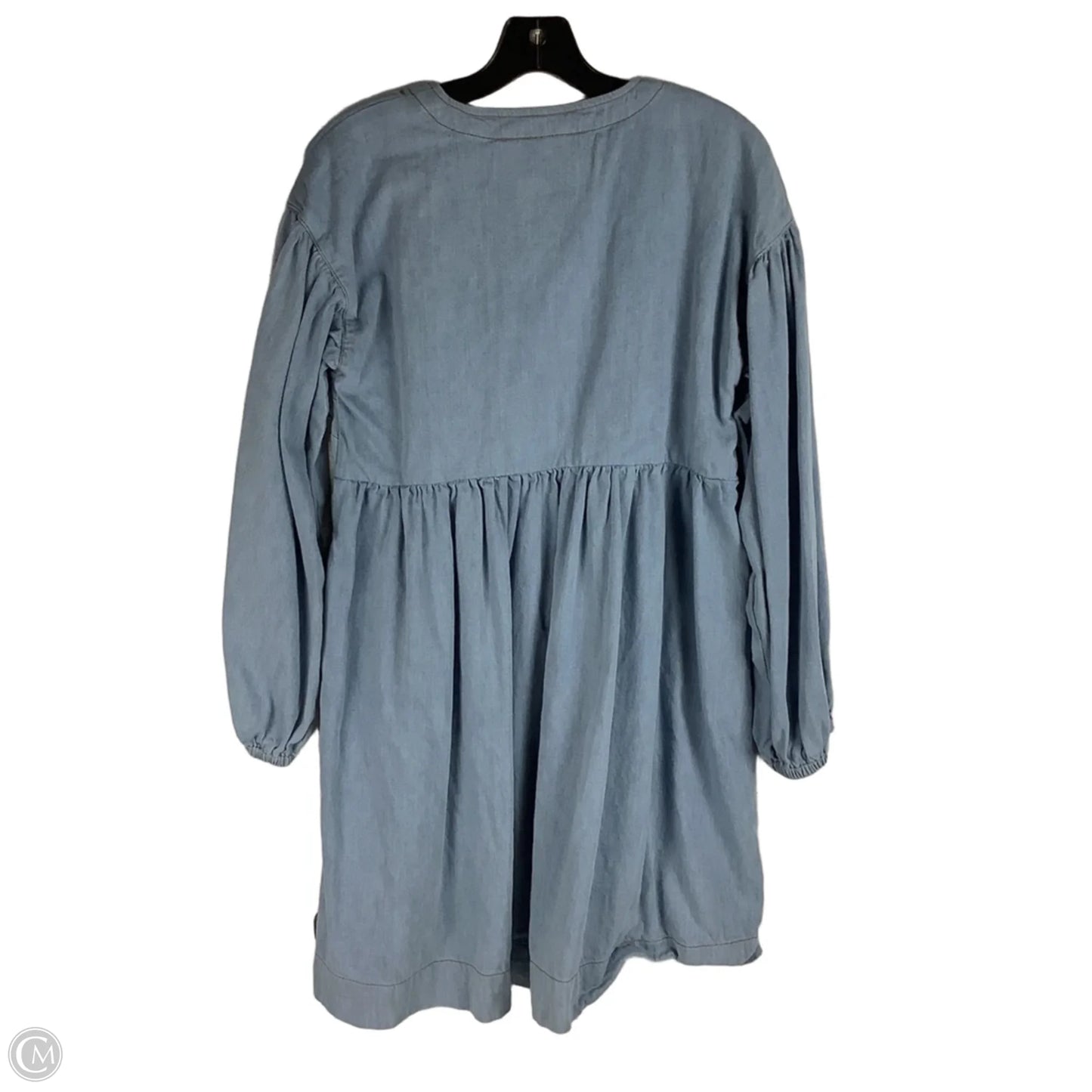 Dress Casual Short By Anthropologie In Blue Denim, Size: S