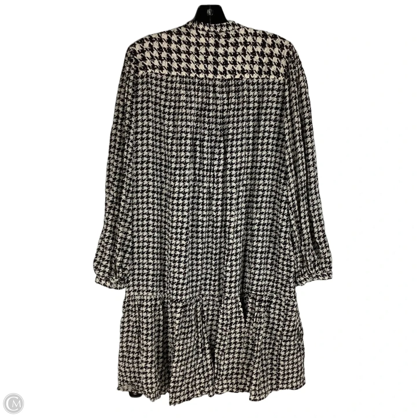 Dress Casual Short By Maeve In Black & Cream, Size: 1x