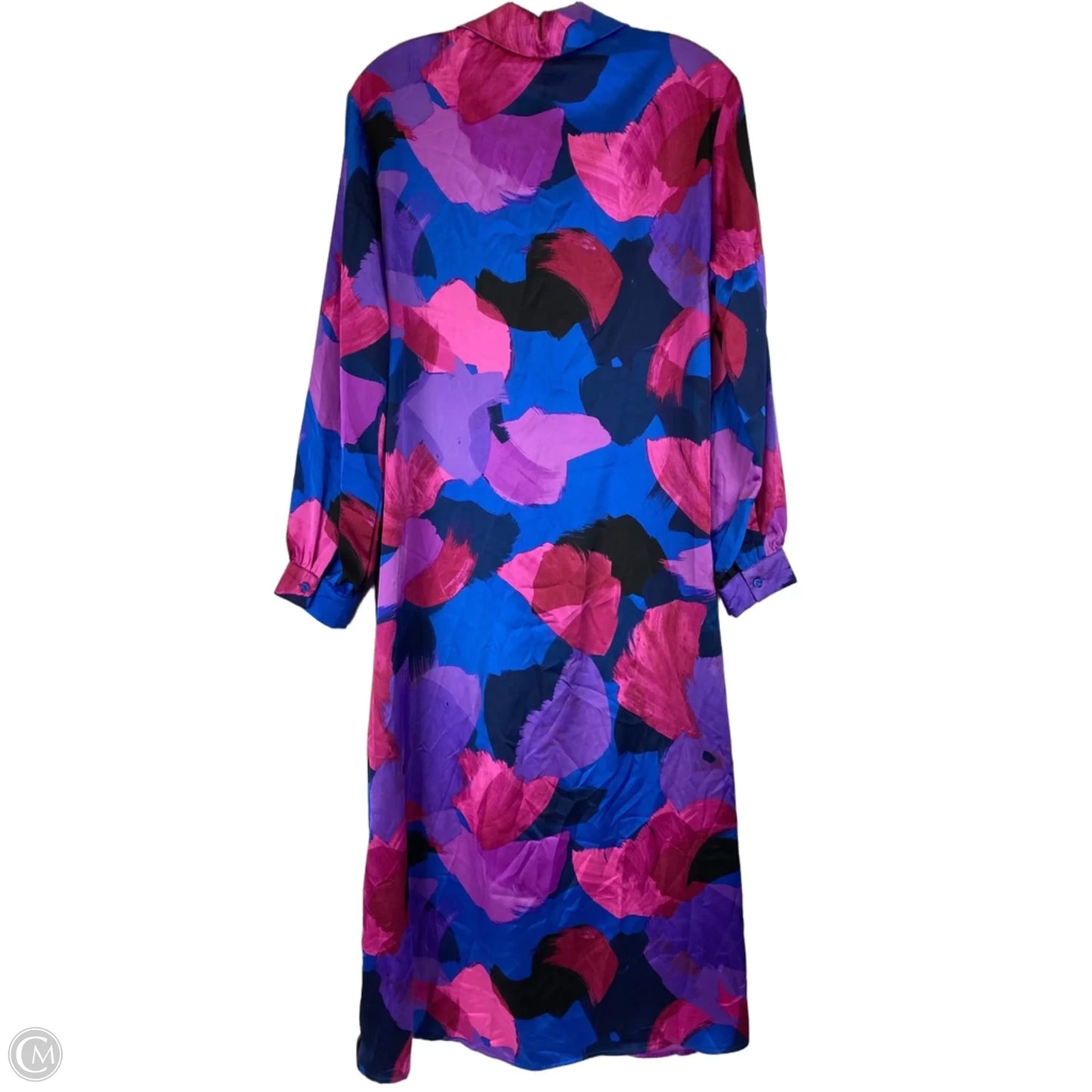 Dress Casual Maxi By Clothes Mentor In Blue & Purple, Size: S