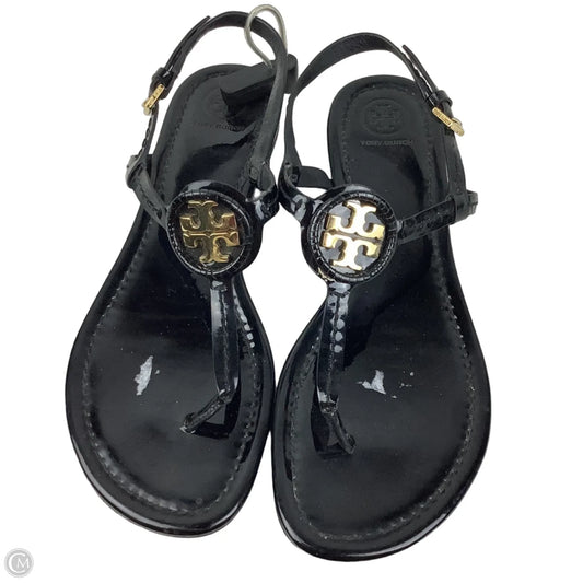 Sandals Designer By Tory Burch In Black, Size: 9