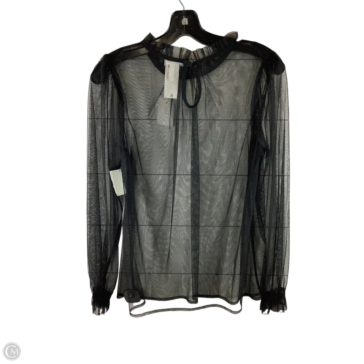 Top Long Sleeve By J. Crew In Black, Size: S