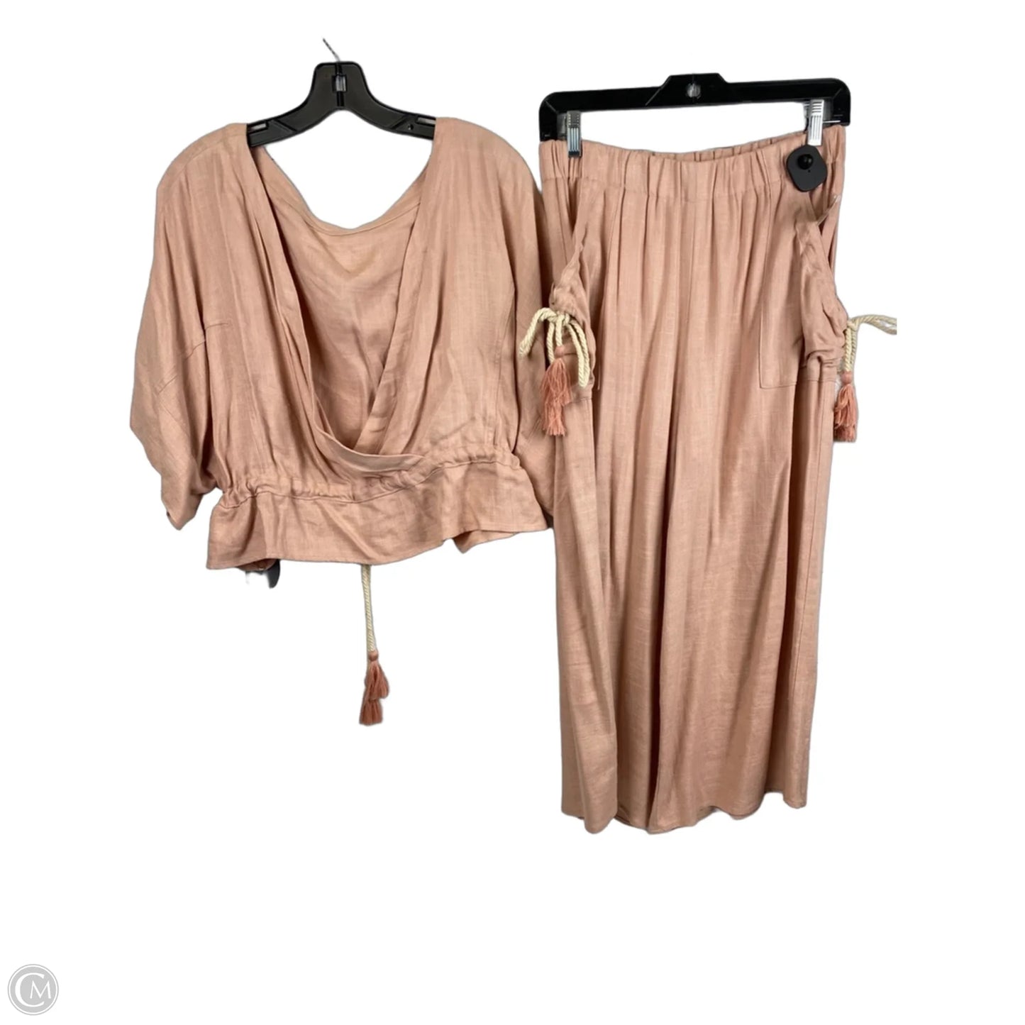 Pants Set 2pc By Fate In Pink Bottom M Top L